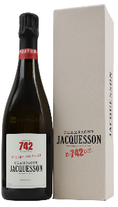 Champagne Jacquesson 742 -  Dégorgement Tardif - Bouteille 75 cl - Etui