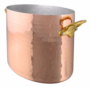 Seau à champagne en cuivre Mauviel - ovale